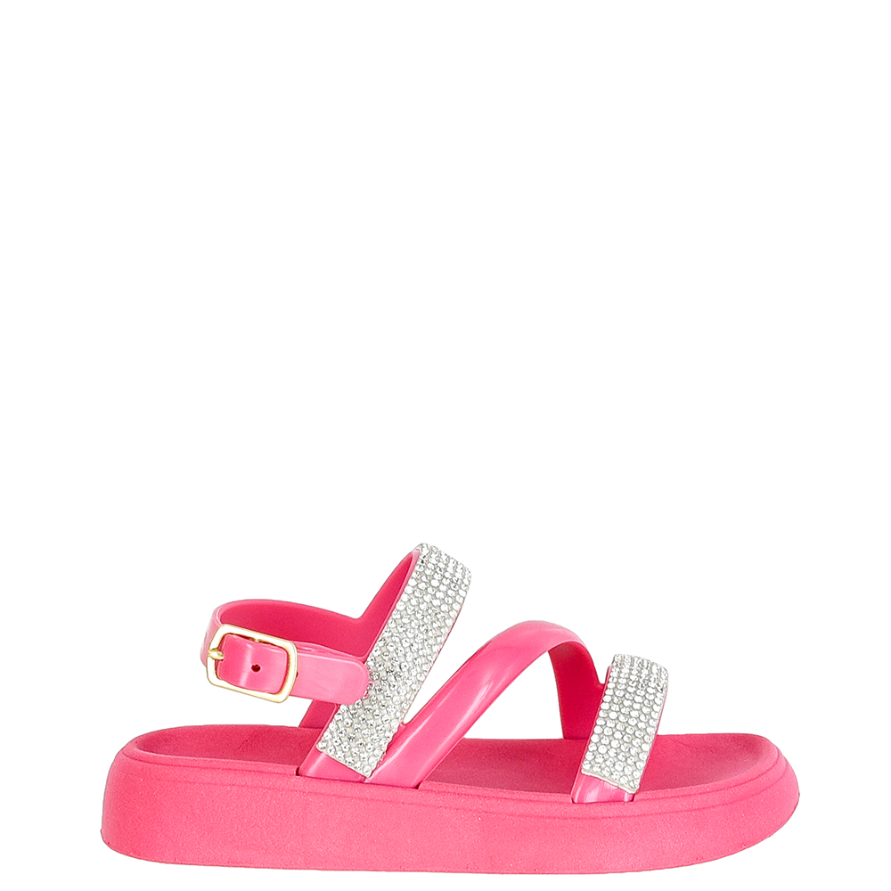 SANDALIA INFANTIL COM STRASS LUELUA image number 0