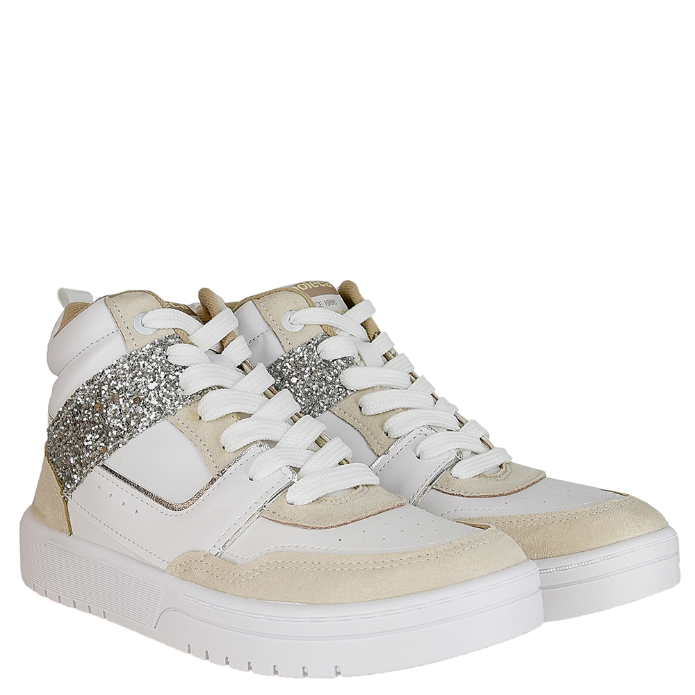 TENIS CANO ALTO GLITTER MOLECA image number 1