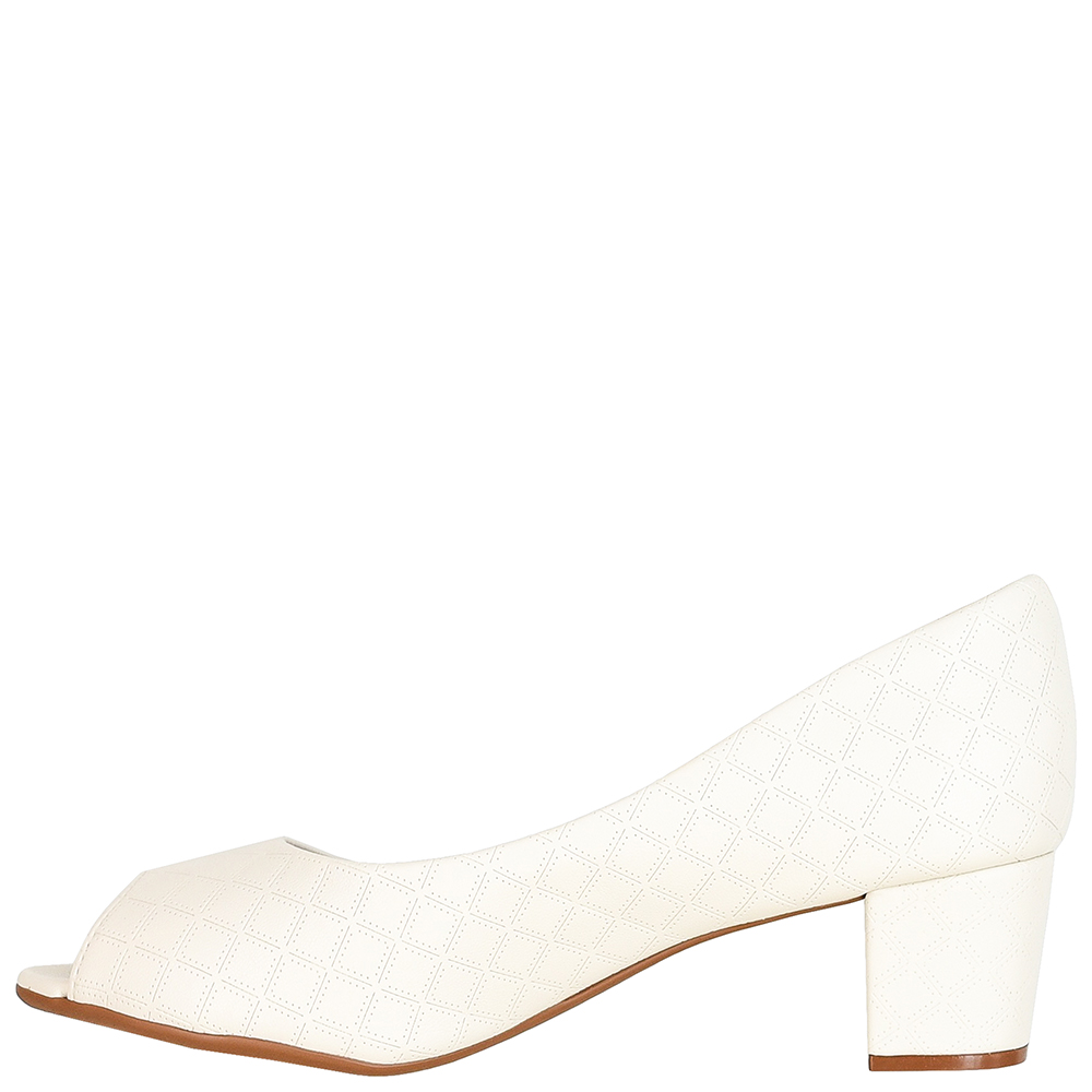 PEEP TOE SALTO BLOCO MATELASSE BEIRA RIO image number 3