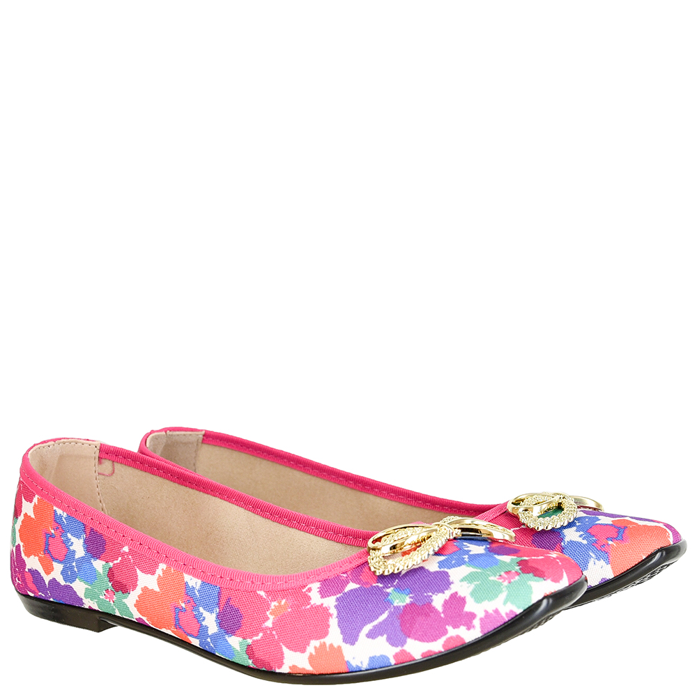 SAPATILHA LACO METAL FLORAL MOLECA image number 1