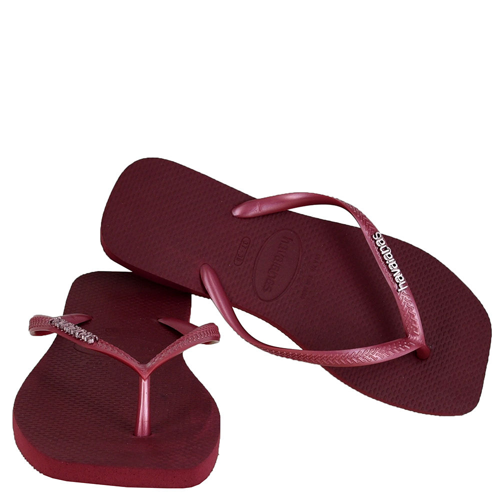 CHINELO HAVAIANAS SLIM SQUARE LOGO METALLIC image number 3