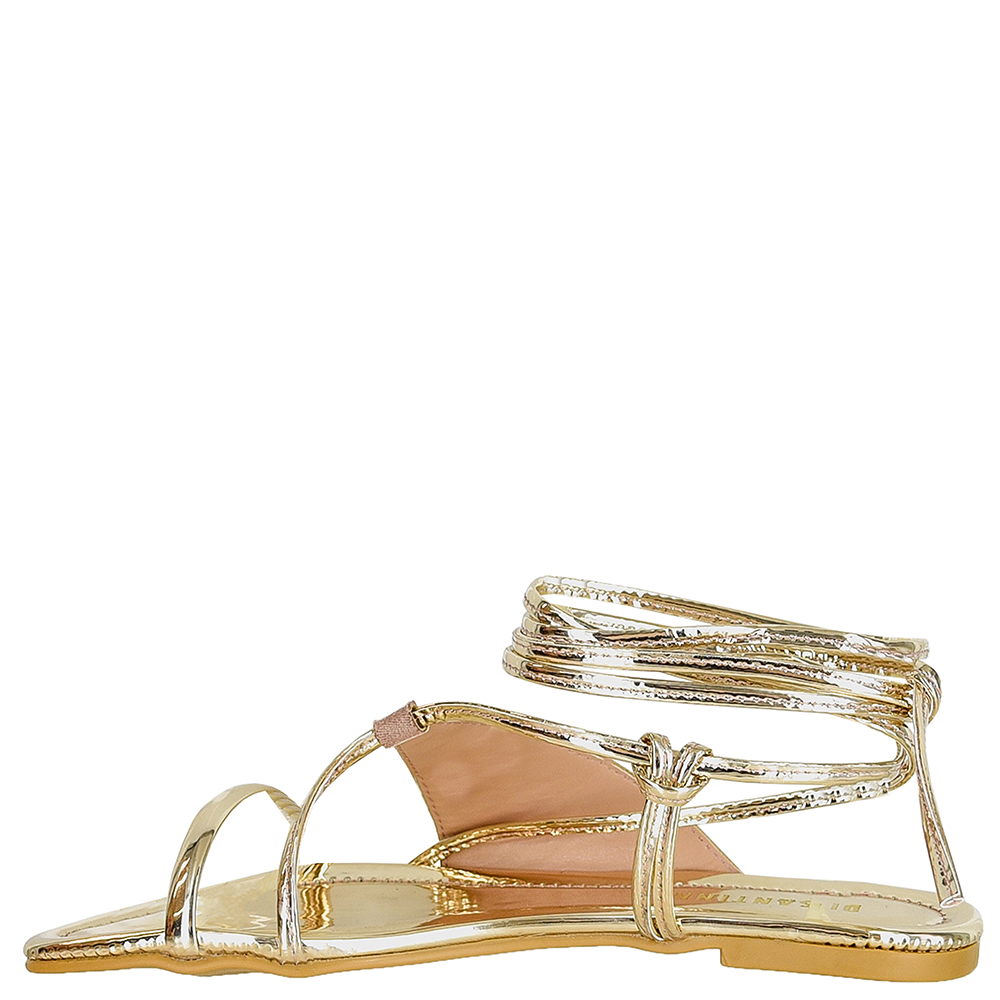 SANDALIA BAIXA AMARRAR STRASS DI SANTINNI image number 1