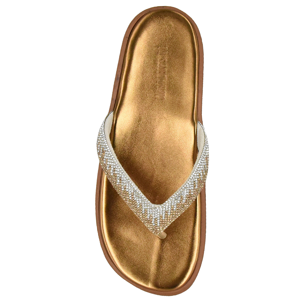 TAMANCO FLATFORM TIRA STRASS DI SANTINNI image number 2