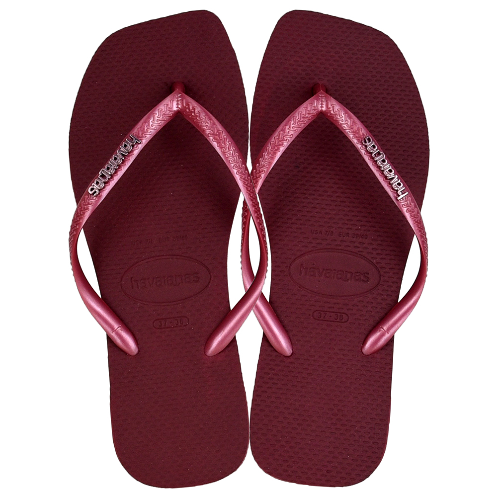 CHINELO HAVAIANAS SLIM SQUARE LOGO METALLIC image number 0