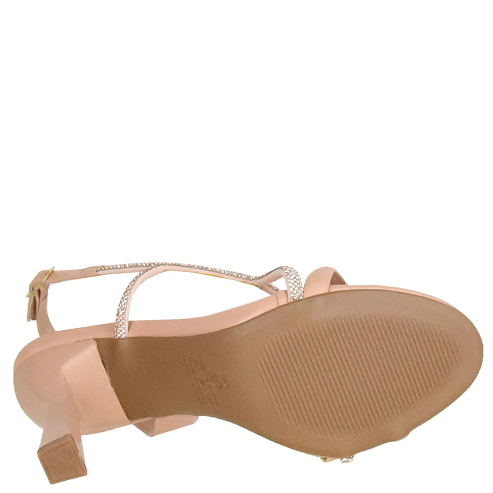 SANDALIA SALTO GEOMETRICO STRASS DI SANTINNI image number 4