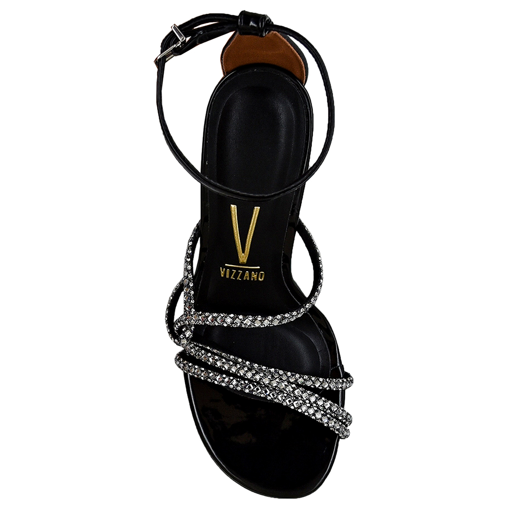 SANDALIA SALTO TIRAS STRASS VIZZANO image number 2