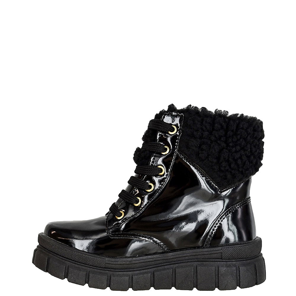 COTURNO BOTA INFANTIL COM PELO STILO ROSE image number 3