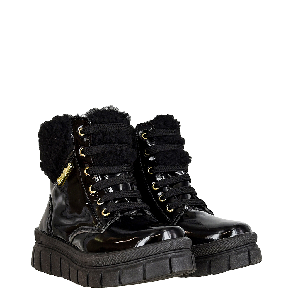 COTURNO BOTA INFANTIL COM PELO STILO ROSE image number 1