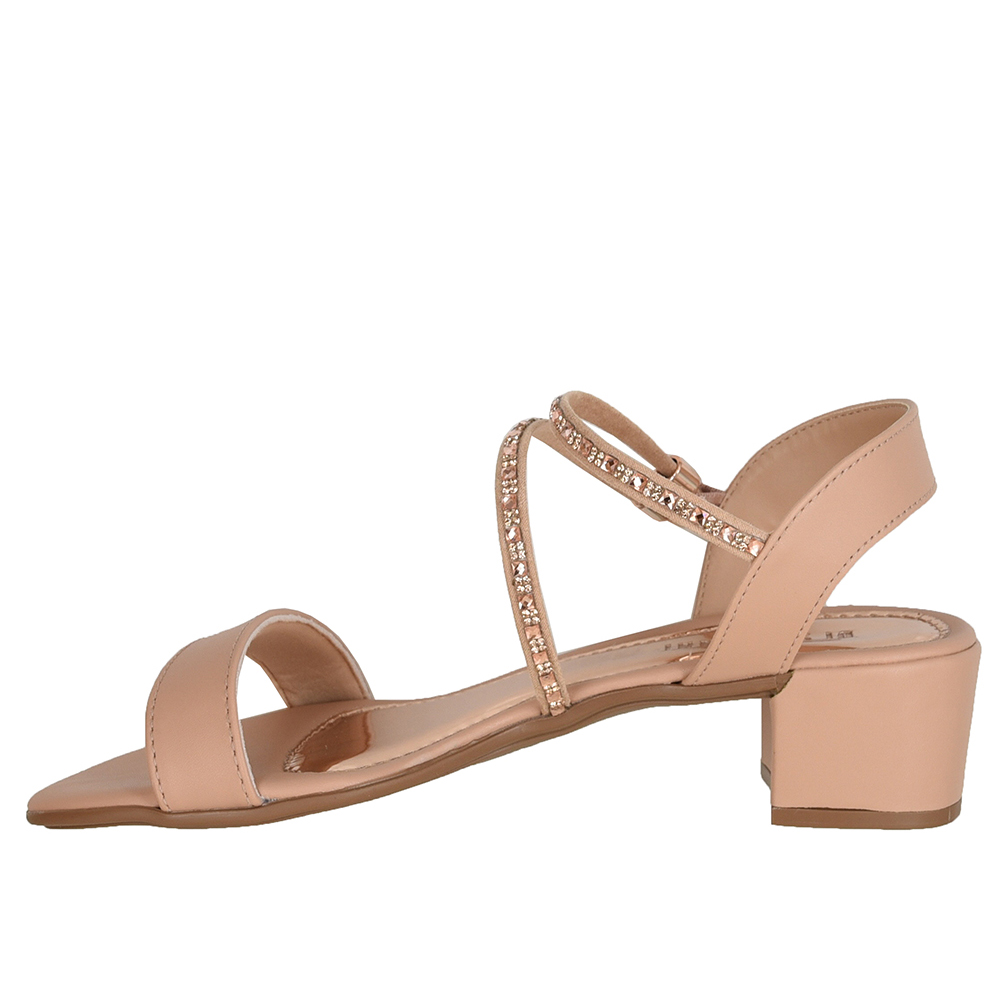 SANDALIA SALTO BLOCO STRASS COM REGULADOR DI SANTINNI image number 3