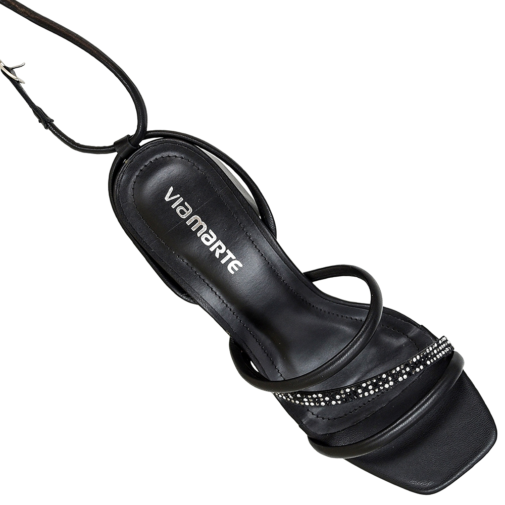 SANDALIA SALTO STRASS PULSEIRA VIA MARTE image number 3