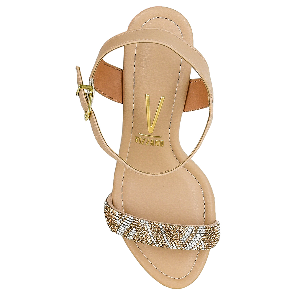 SANDALIA ANABELA STRASS VIZZANO image number 2