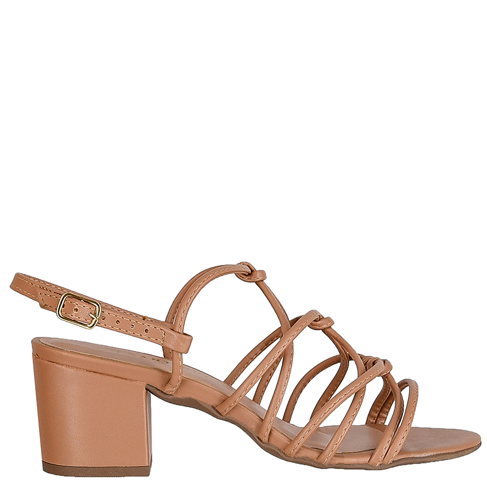 SANDALIA SALTO BLOCO TIRAS FINAS DI SANTINNI image number 0