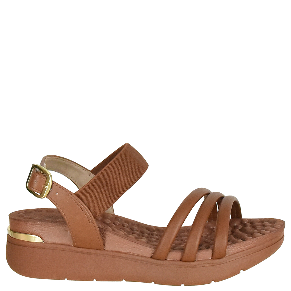 SANDALIA FLATFORM TIRAS MODARE image number 0