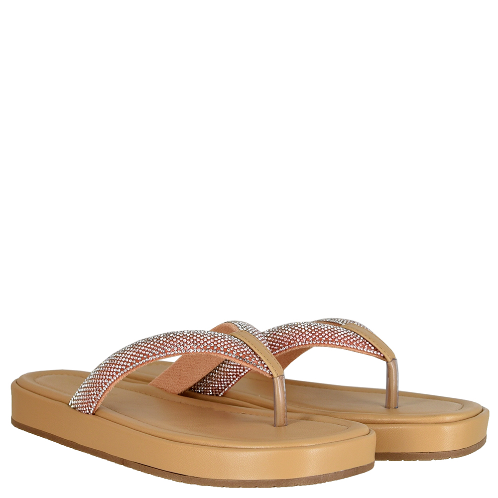 CHINELO FLATFORM STRASS VIA MARTE image number 1