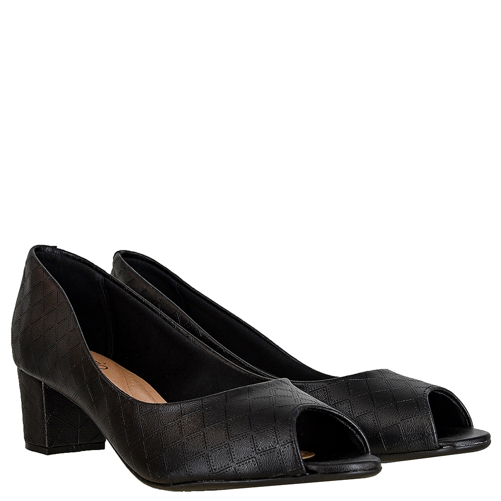 PEEP TOE SALTO BLOCO MATELASSE BEIRA RIO image number 1