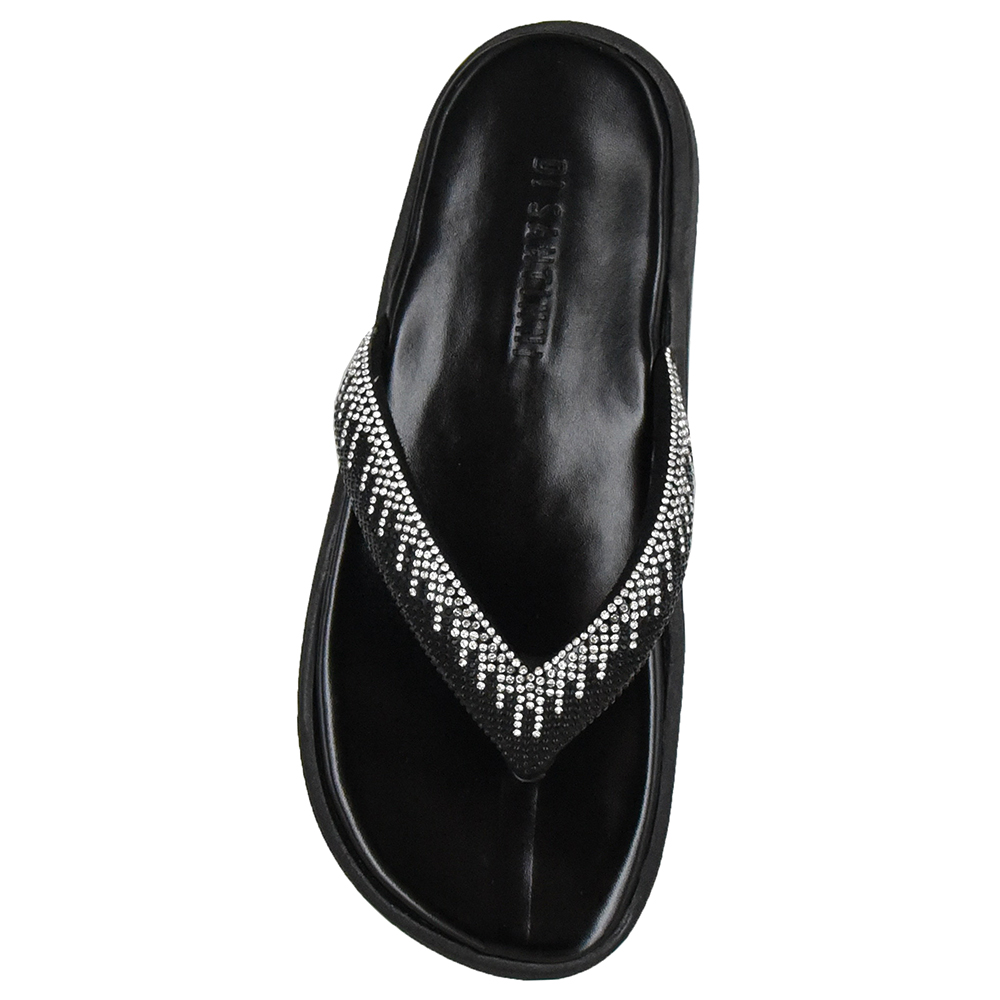 TAMANCO FLATFORM TIRA STRASS DI SANTINNI image number 2