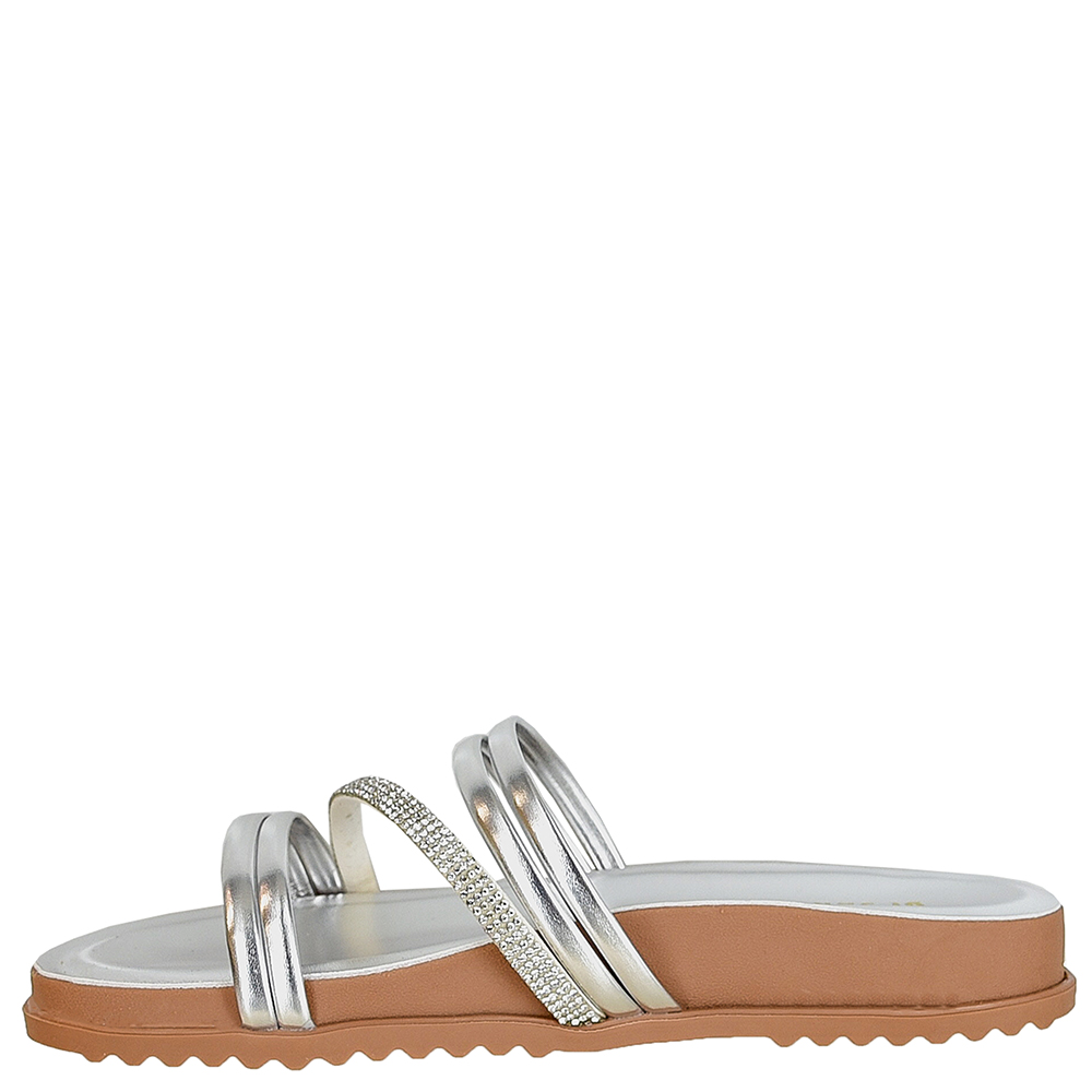SANDALIA BIRKEN STRASS METALIZADO DI SANTINNI image number 3