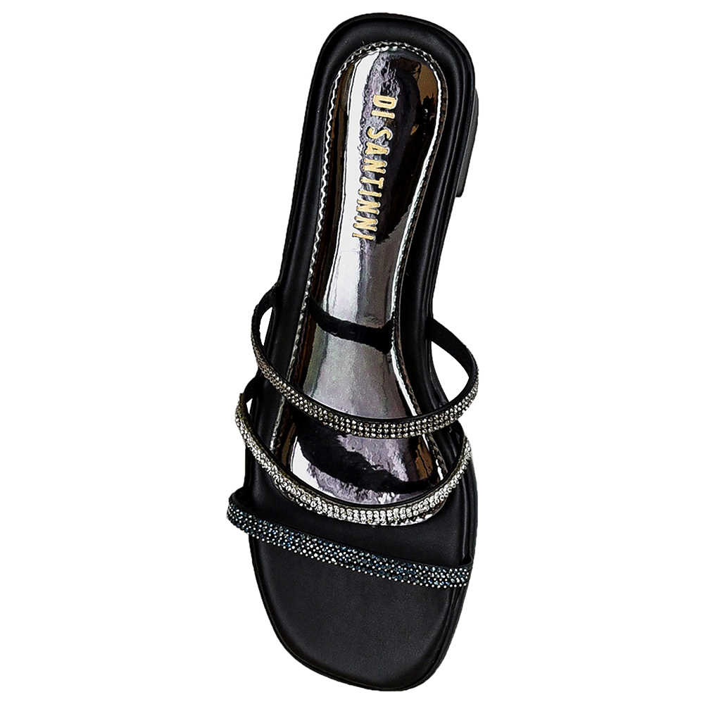 TAMANCO SALTO BLOCO TIRAS STRASS DI SANTINNI image number 2