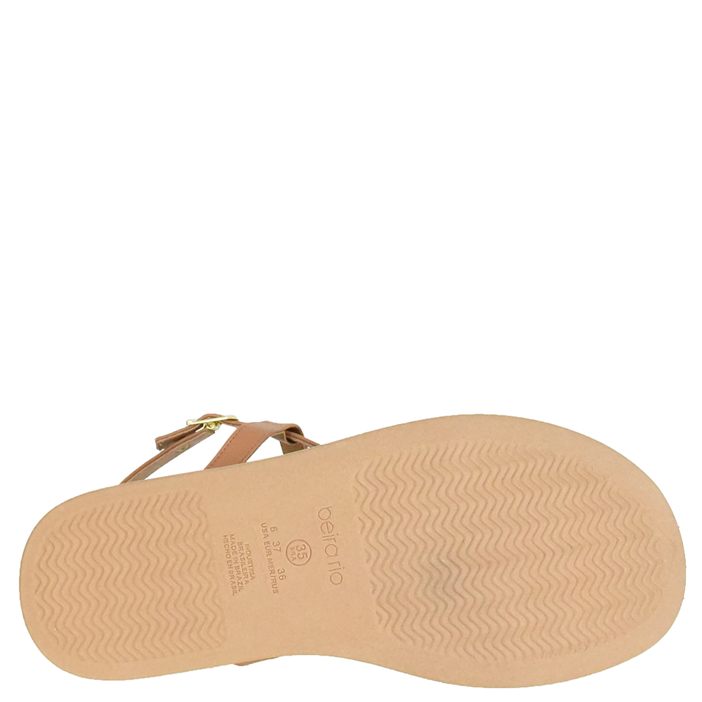SANDALIA FLATFORM METAL BEIRA RIO image number 4