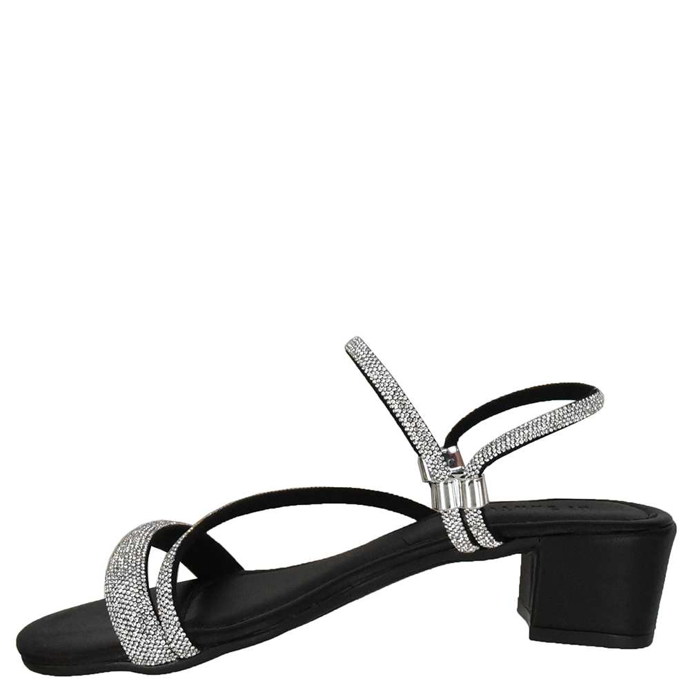 SANDALIA SALTO BLOCO STRASS REGULADOR DI SANTINNI image number 3
