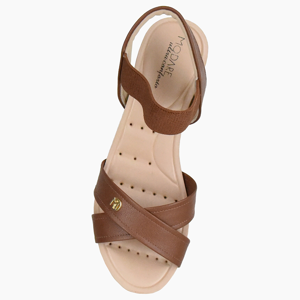 SANDALIA PLATAFORMA SALTO TIRAS CRUZADAS MODARE image number 2