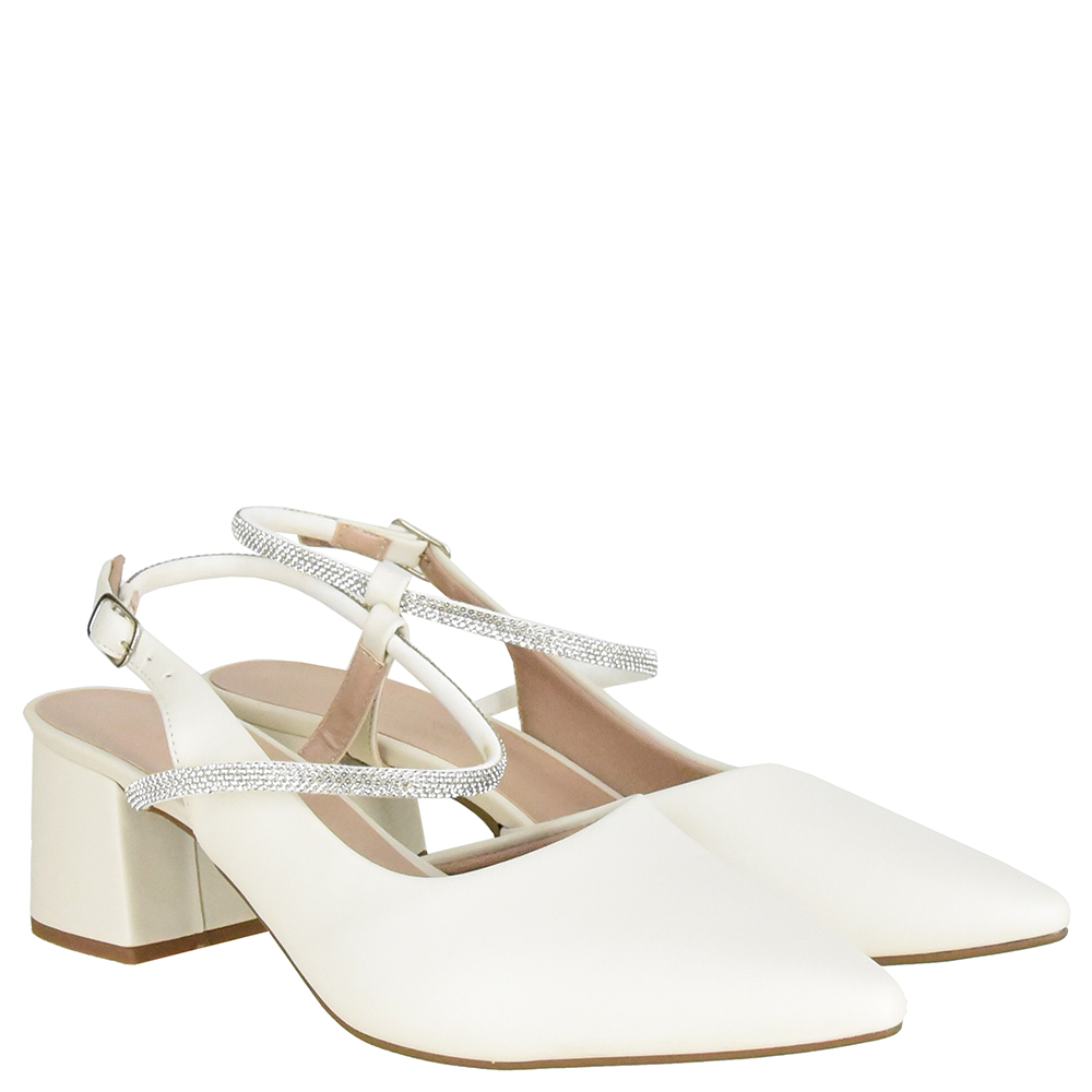 SAPATO SALTO BLOCO CHANEL STRASS DI SANTINNI image number 1