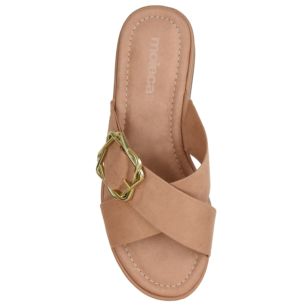 TAMANCO FLATFORM TIRAS CRUZADAS FIVELA image number 2