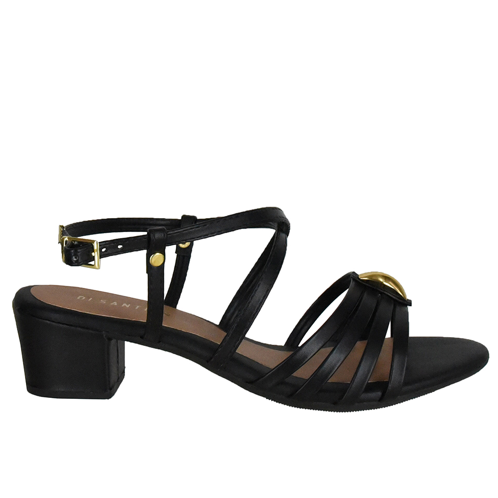 SANDALIA SALTO BLOCO TIRAS ADDAN MULHER image number 0