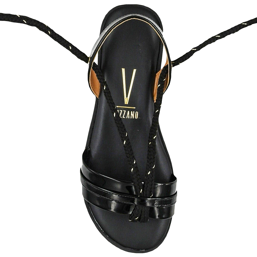 SANDALIA FEM RASTEIRA ANAB FLATFORM C AMARRACAO VIZZANO image number 1