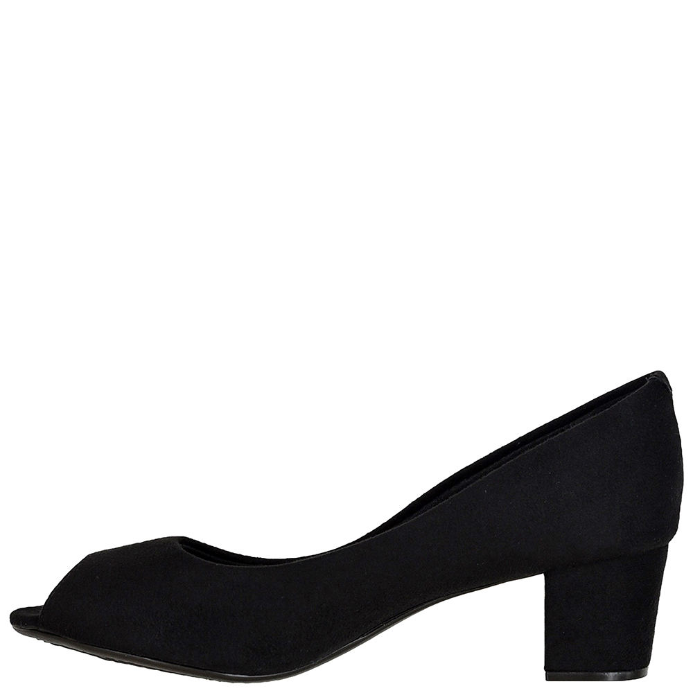 Peep toe beira rio hot sale camurça
