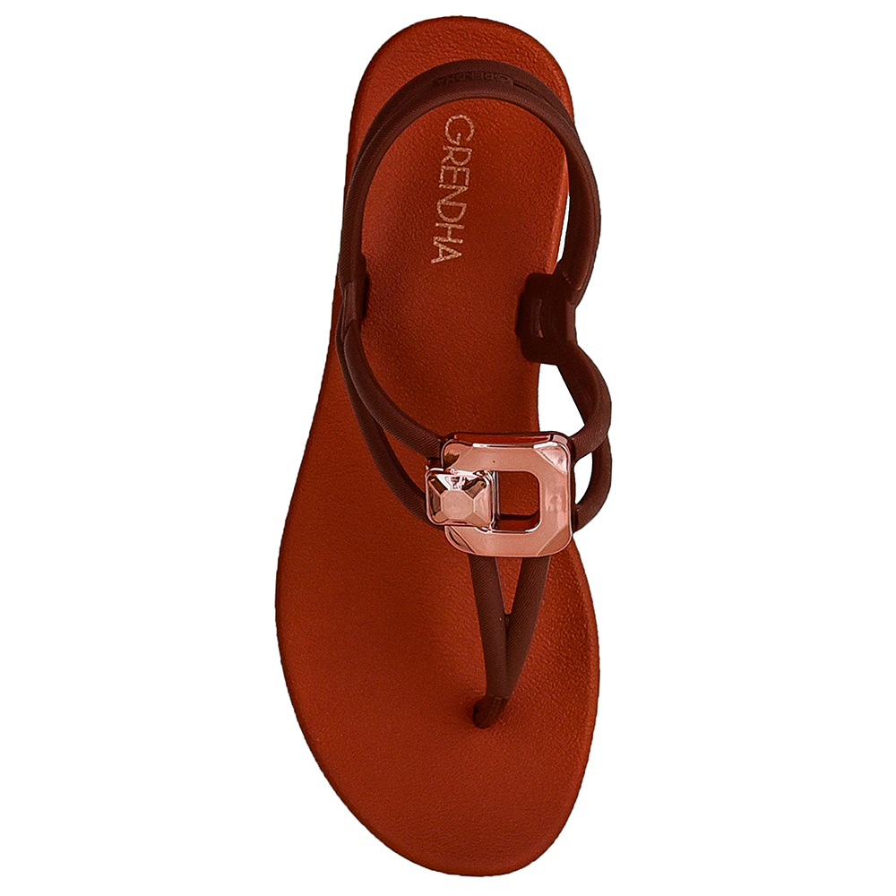 SANDALIA GRENDHA CACAU CONTEMPORANEA Di Santinni - Main Image