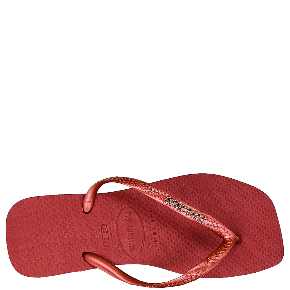 CHINELO HAVAIANAS SLIM SQUARE LOGO METALLIC image number 1