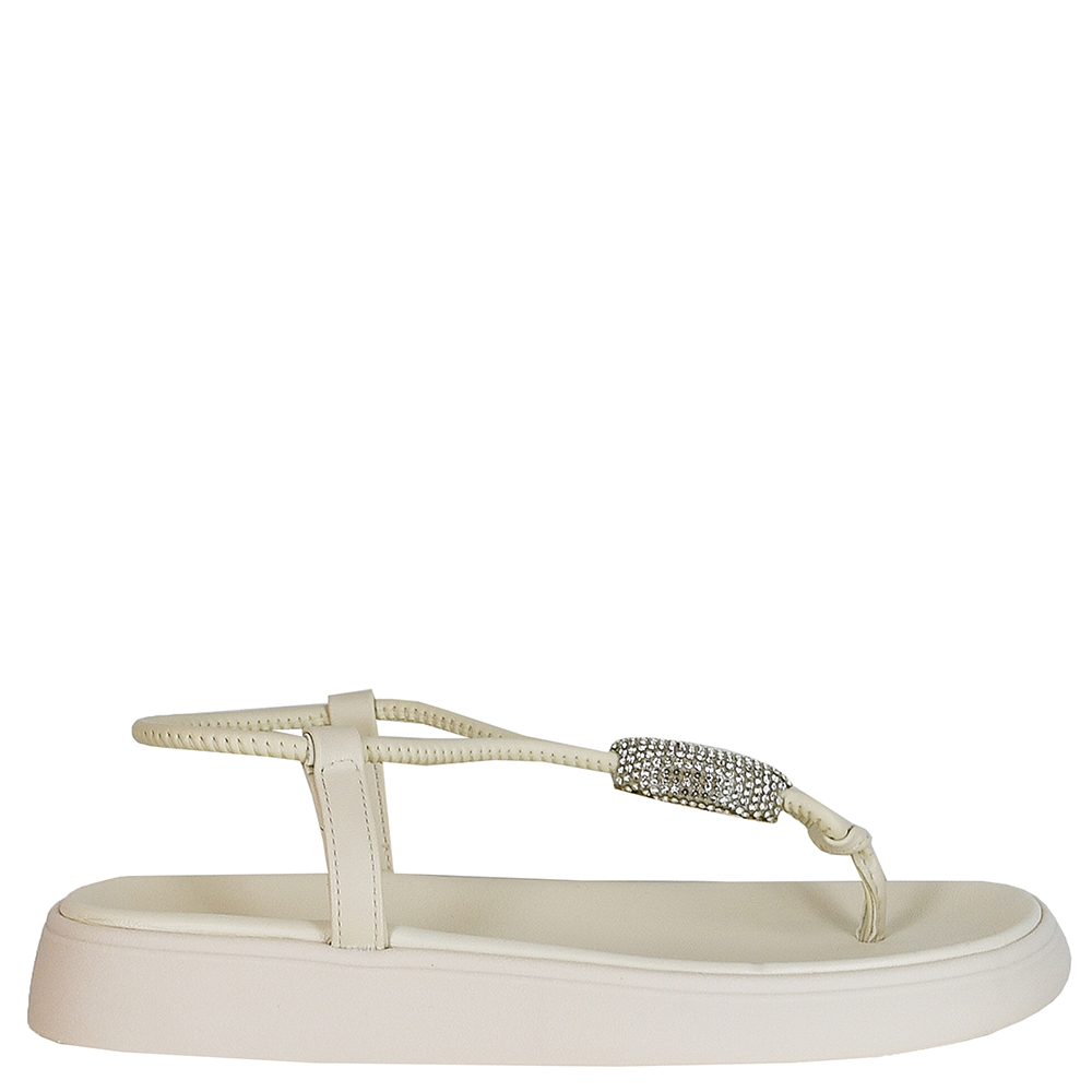 SANDALIA FLATFORM REGULADOR STRASS MOLECA image number 0