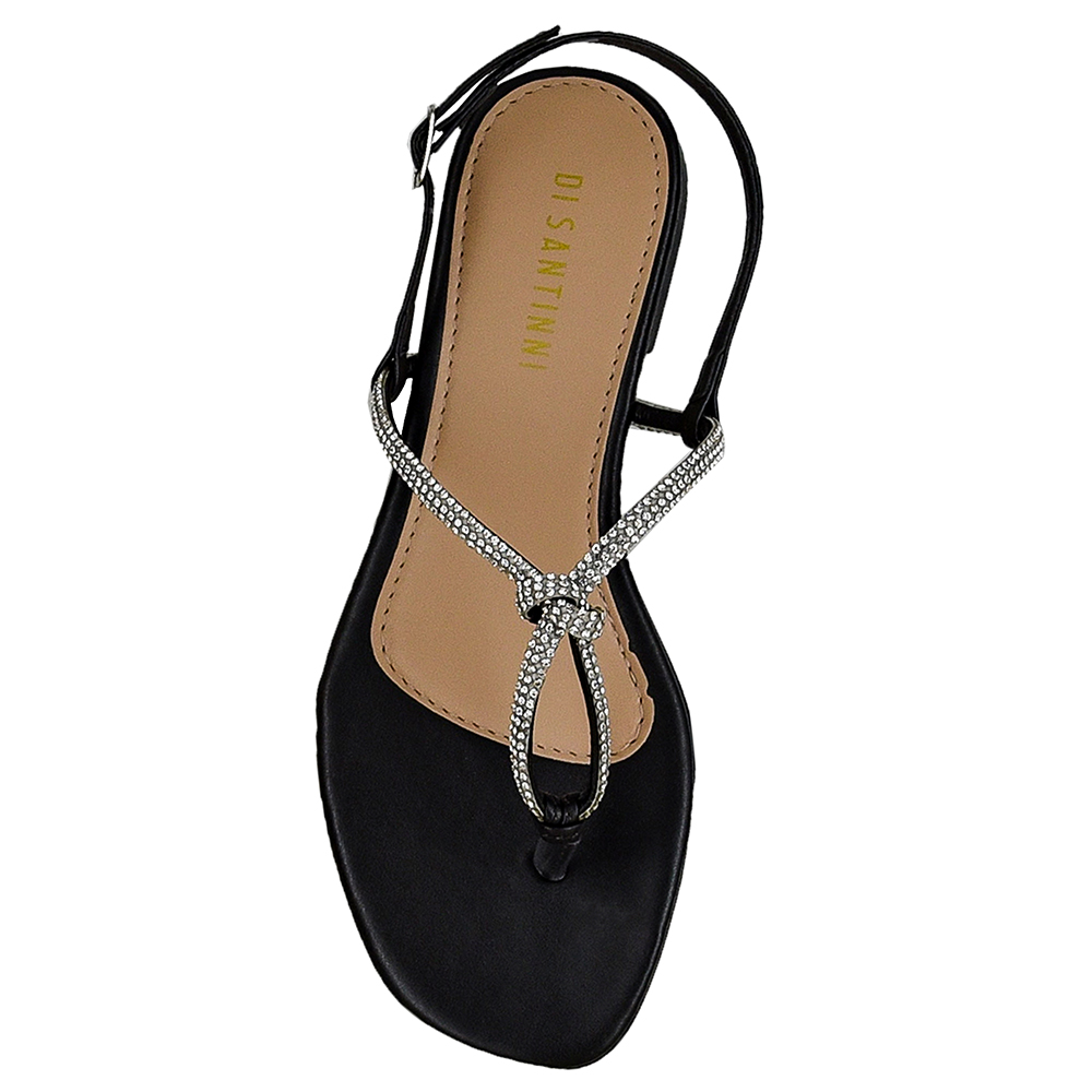 SANDALIA BAIXA STRASS DI SANTINNI image number 2