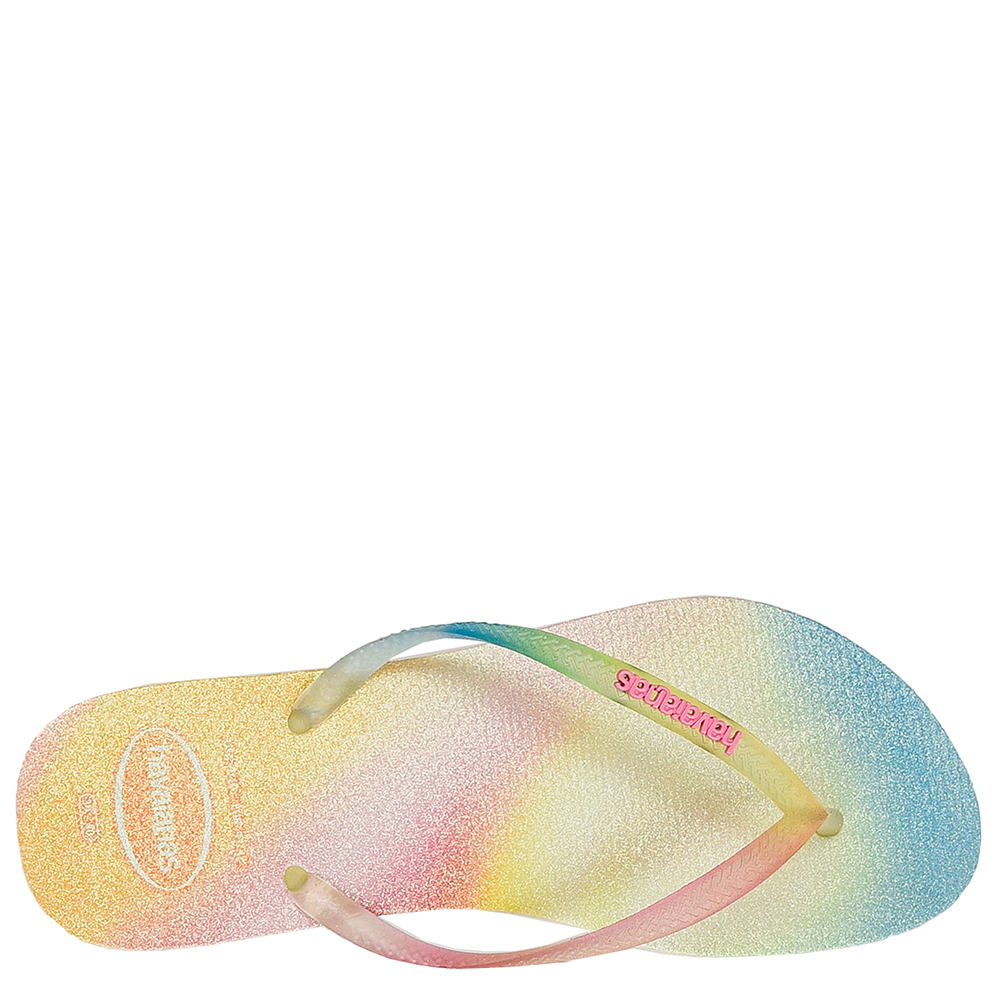 CHINELO HAVAIANAS SLIM METALLIC RAINBOW image number 1