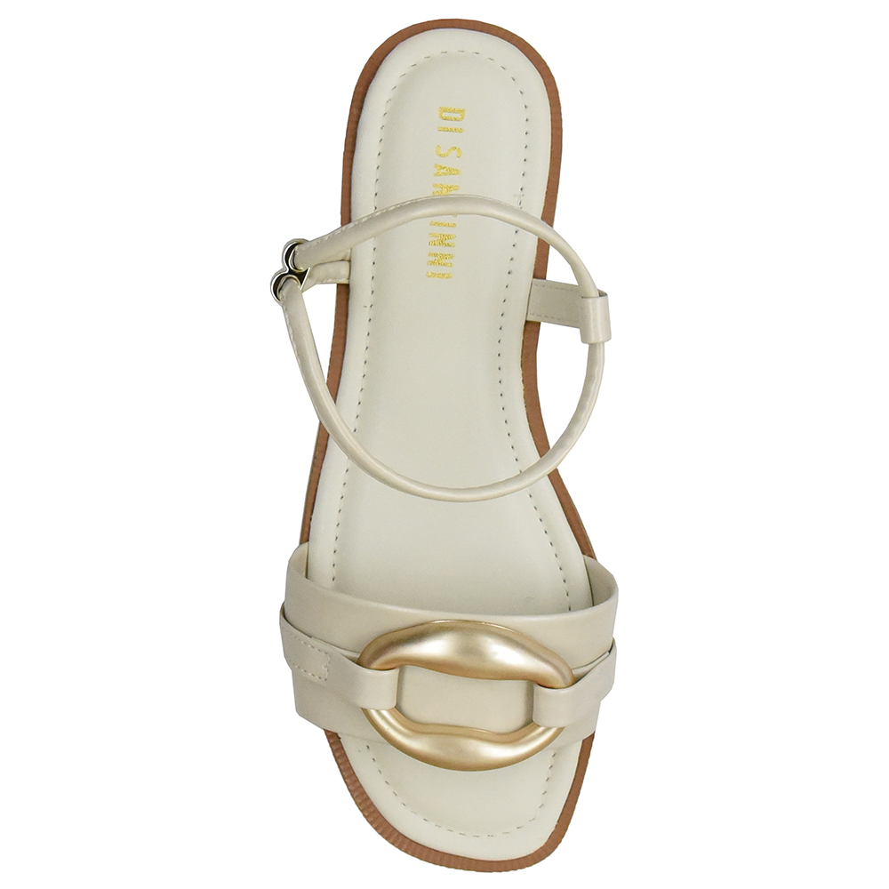 SANDALIA BAIXA METAL E REGULADOR DI SANTINNI image number 2