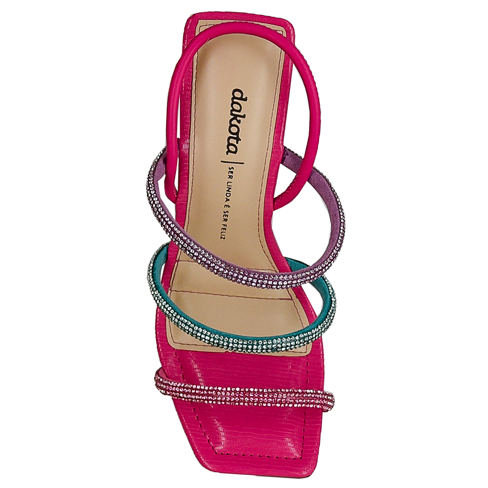 SANDALIA SALTO FINO STRASS DAKOTA image number 2