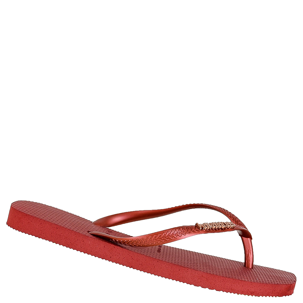 CHINELO HAVAIANAS SLIM SQUARE LOGO METALLIC image number 2