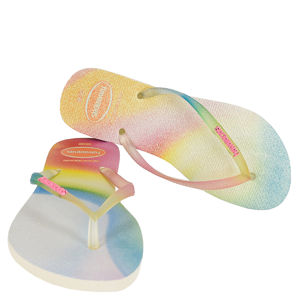 CHINELO HAVAIANAS SLIM METALLIC RAINBOW image number 4