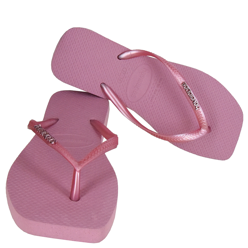 CHINELO HAVAIANAS SLIM SQUARE LOGO METALLIC image number 4