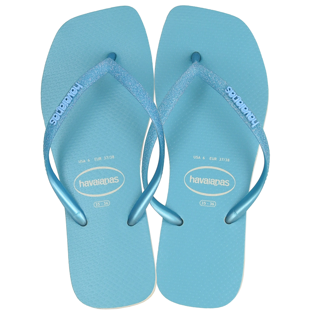 CHINELO HAVAIANAS SLIM SQUARE GLITTER NEON image number 0