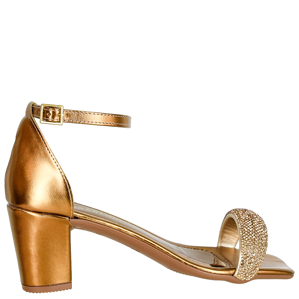SANDALIA SALTO STRASS LISO DI SANTINNI image number 0