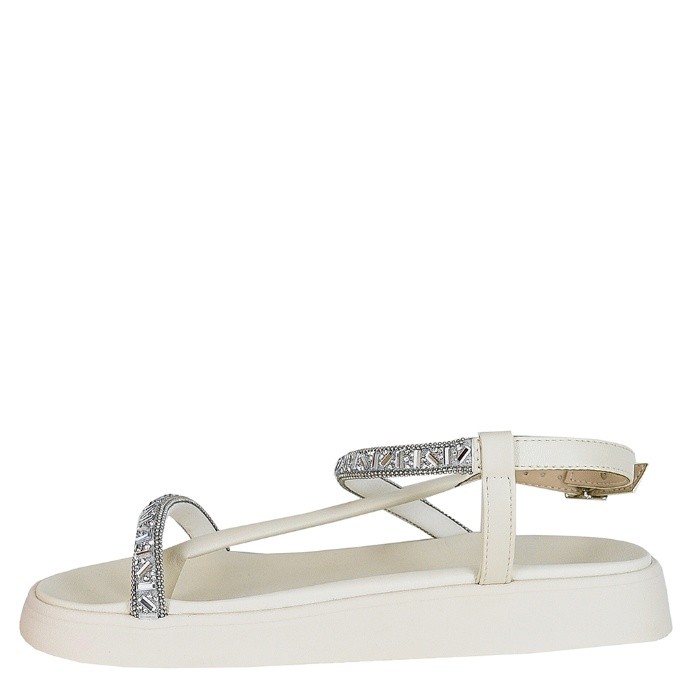 SANDALIA FLATFORM GOTA STRASS MOLECA image number 3