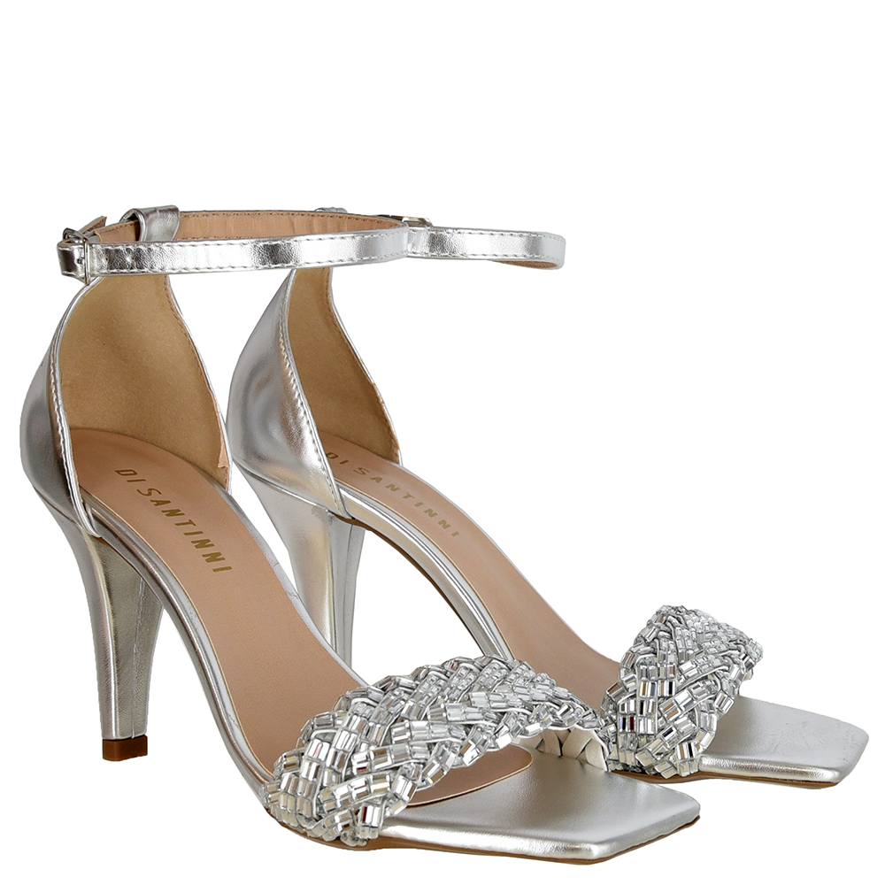 SANDALIA SALTO FINO CRISTAIS DI SANTINNI image number 1