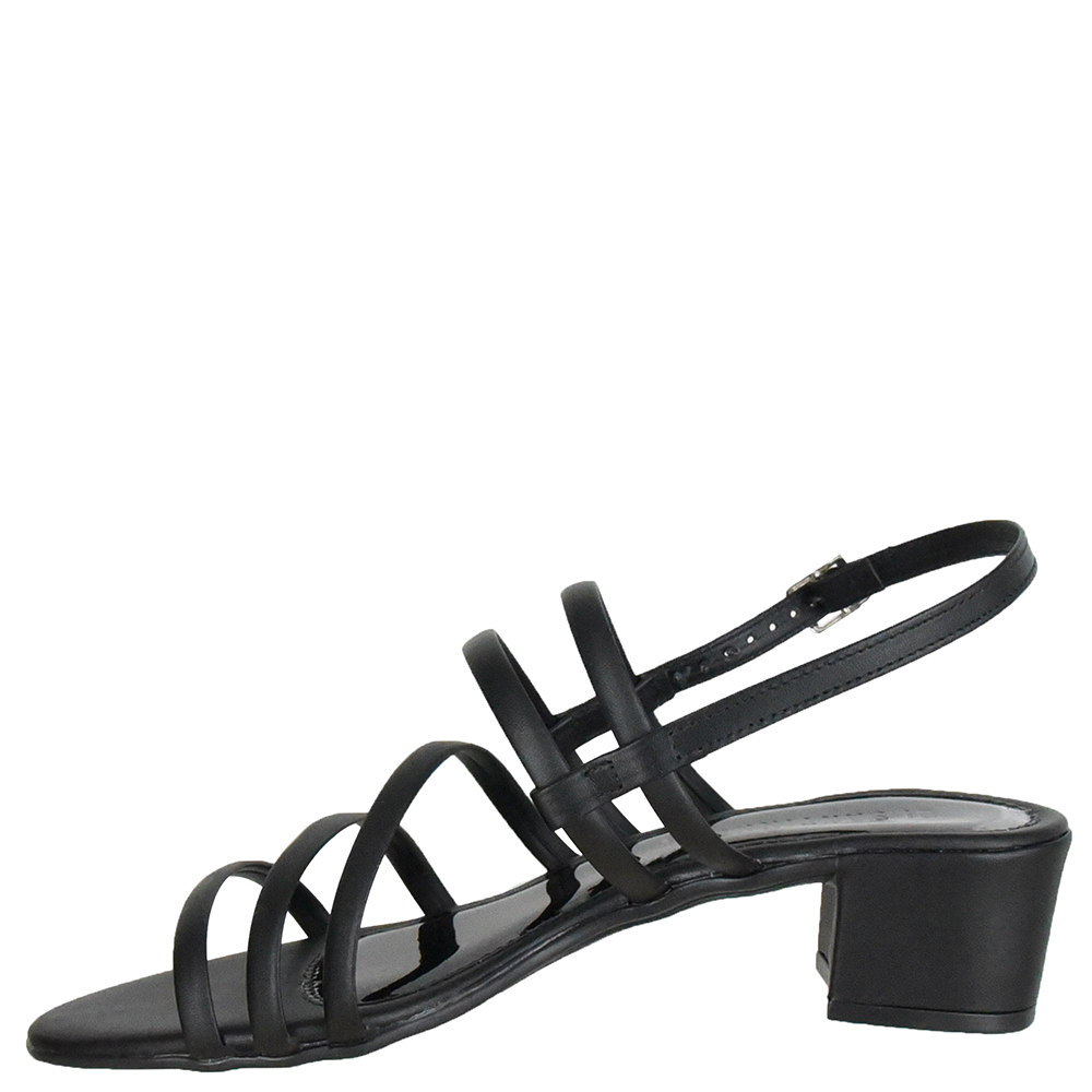 SANDALIA SALTO BLOCO TIRAS ABAULADAS DI SANTINNI image number 3