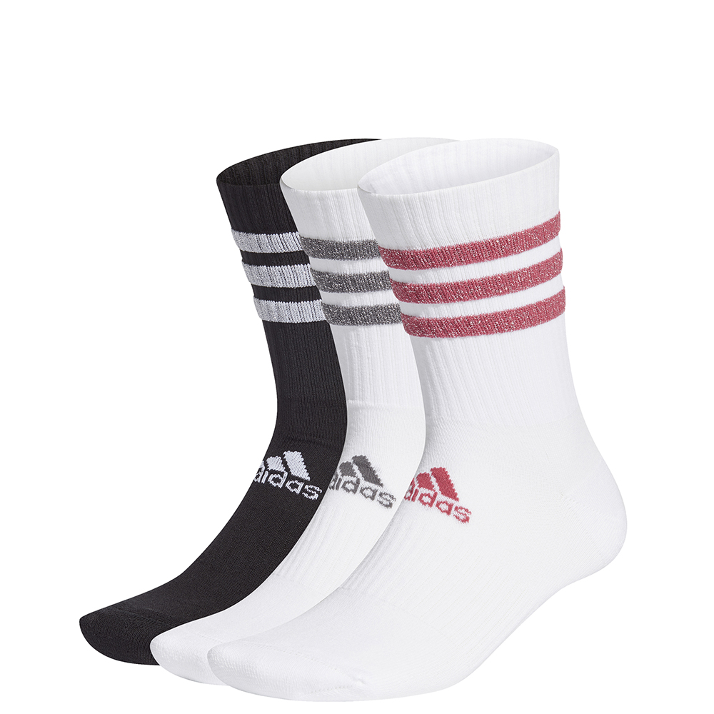 MEIA CANO ALTO GLAM ADIDAS COM 3 PARES image number 0