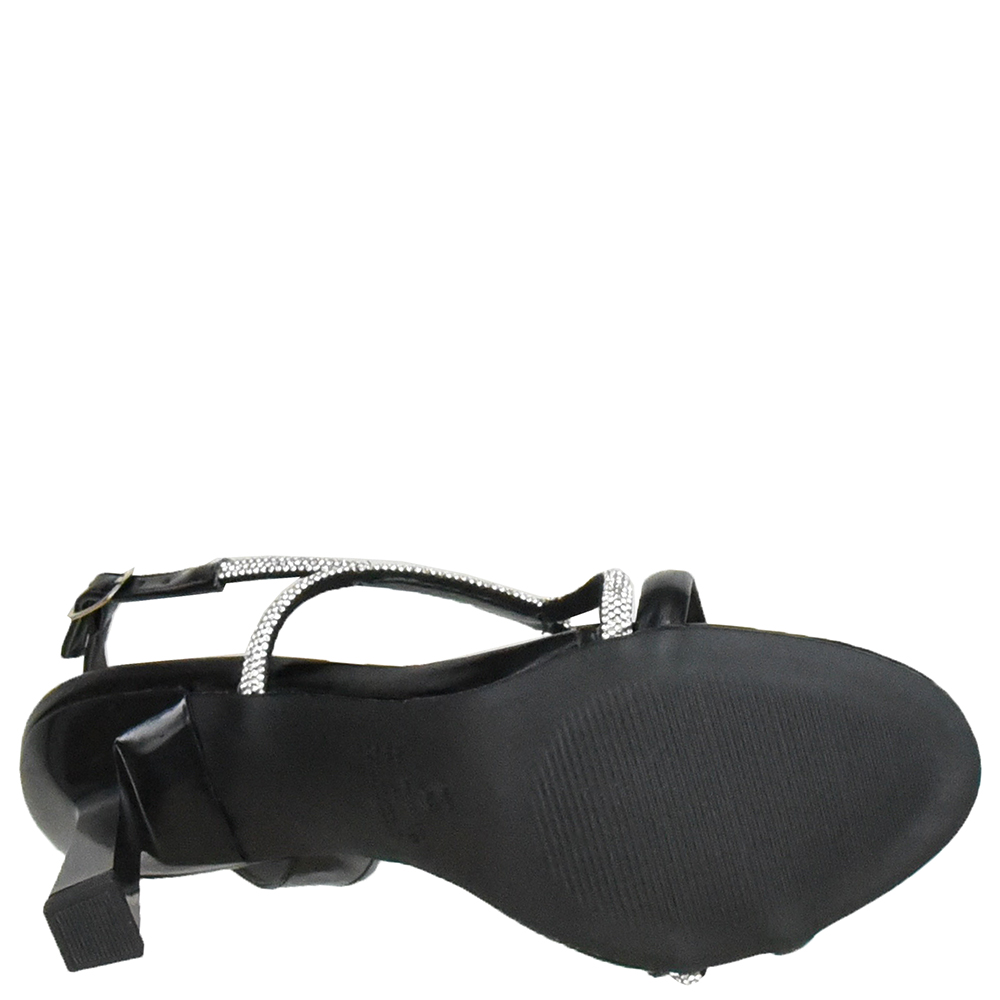 SANDALIA SALTO GEOMETRICO STRASS DI SANTINNI image number 4