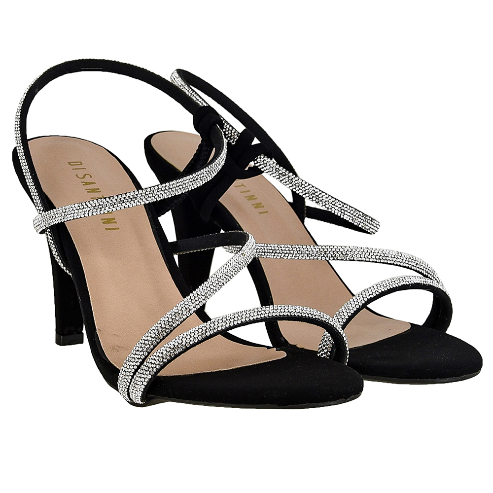 SANDALIA SALTO FINO TIRAS STRASS DI SANTINNI image number 1