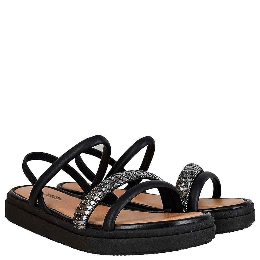 SANDALIA FLATFORM BRILHO DI SANTINNI image number 1