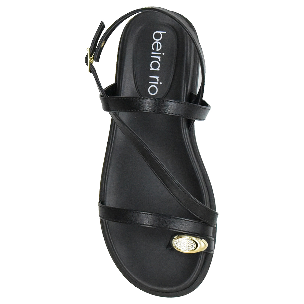 SANDALIA FLATFORM METAL BEIRA RIO image number 2